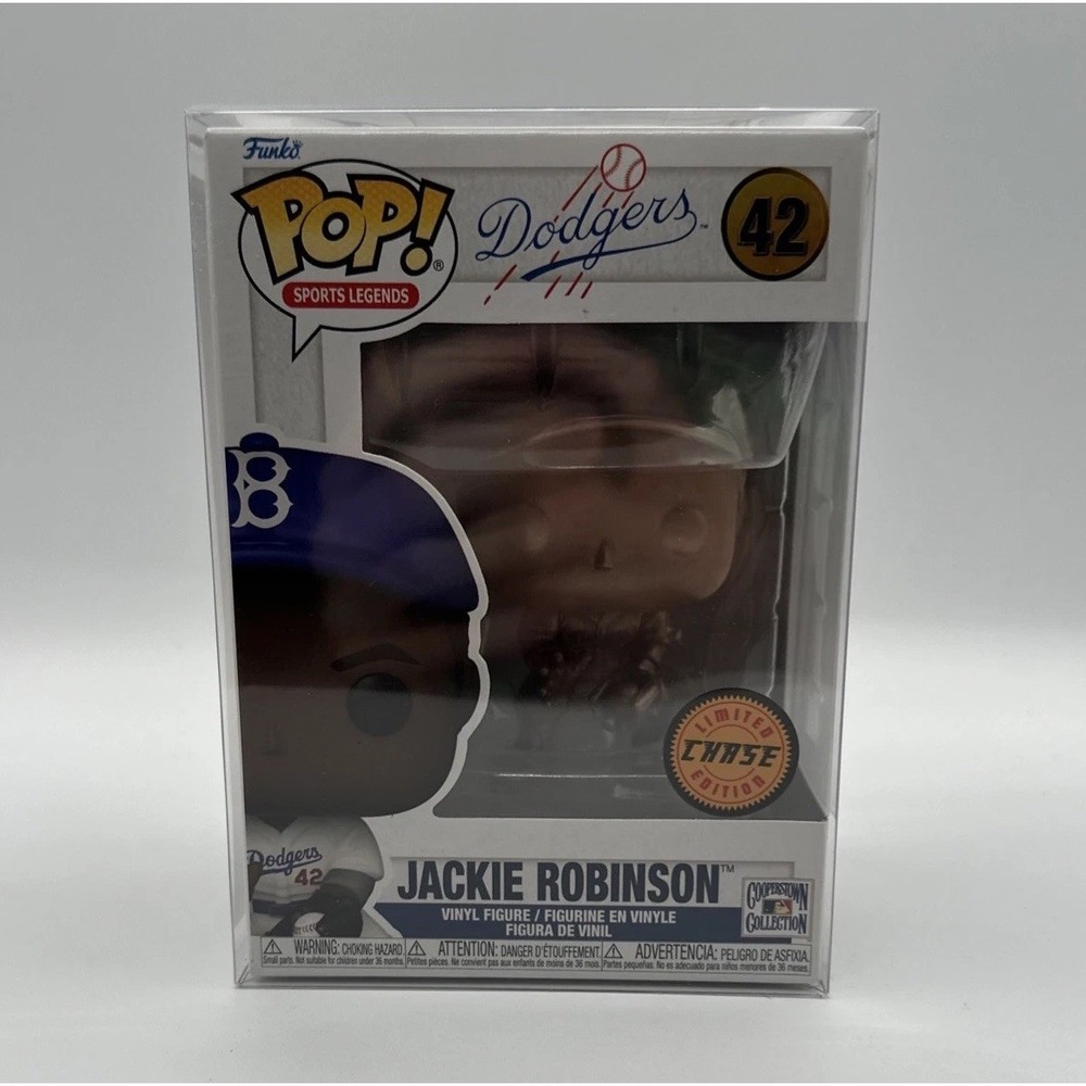 Funko Pop! Sports‎ Legends MLB Dodgers-Jackie Robinson #42Bronze Chase Figure